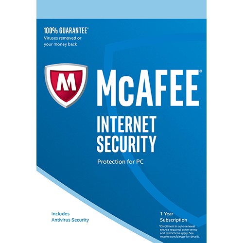 McAfee Internet Security - 1 Year, 1 PC (Download)