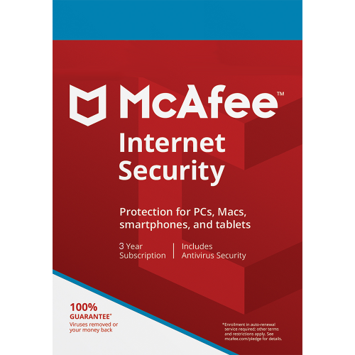 McAfee Internet Security - 3 Year, 1 Device (Download)